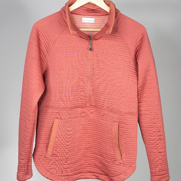 Ladies Columbia Puff Texture Half-Zip Pull-over- Size Small - Picture 1 of 2